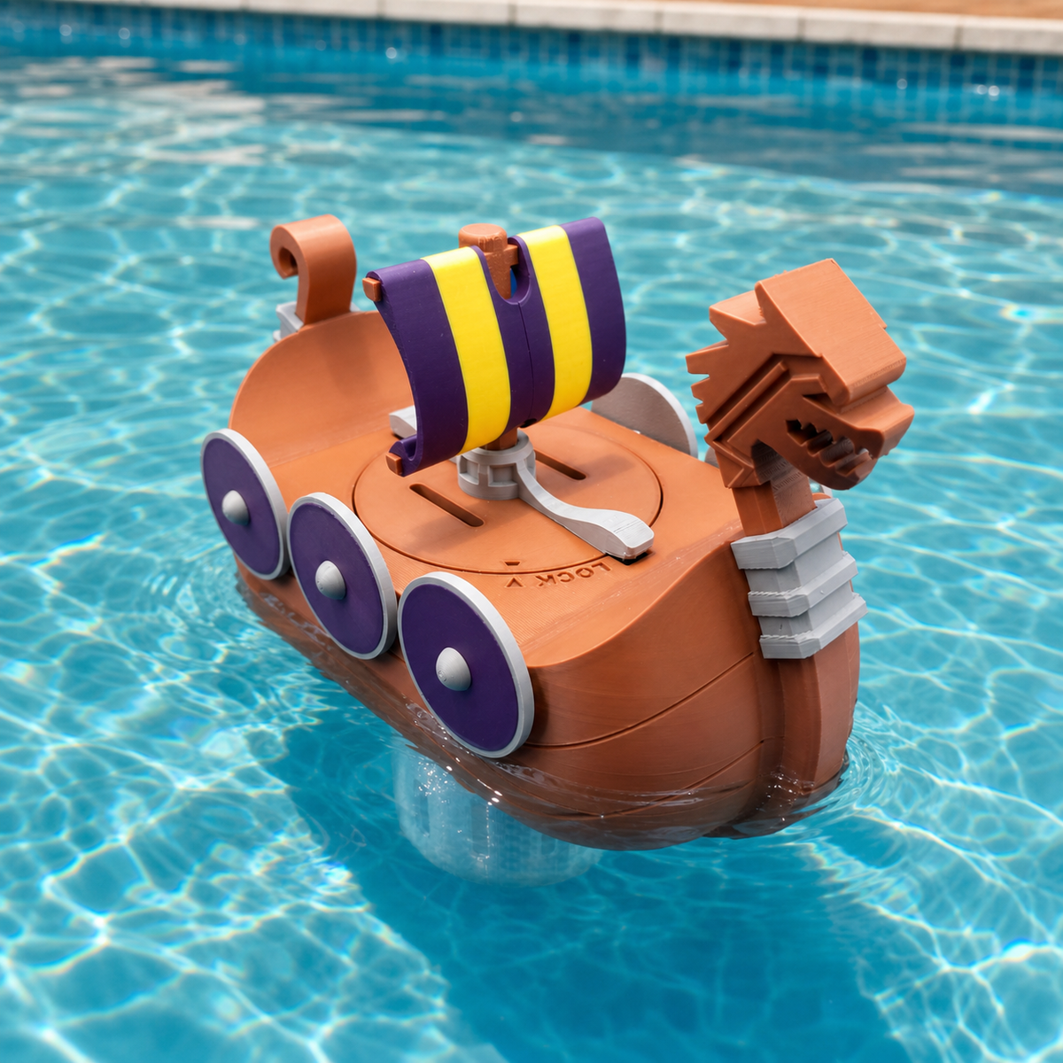 Viking Longboat Pool Chlorine Dispenser