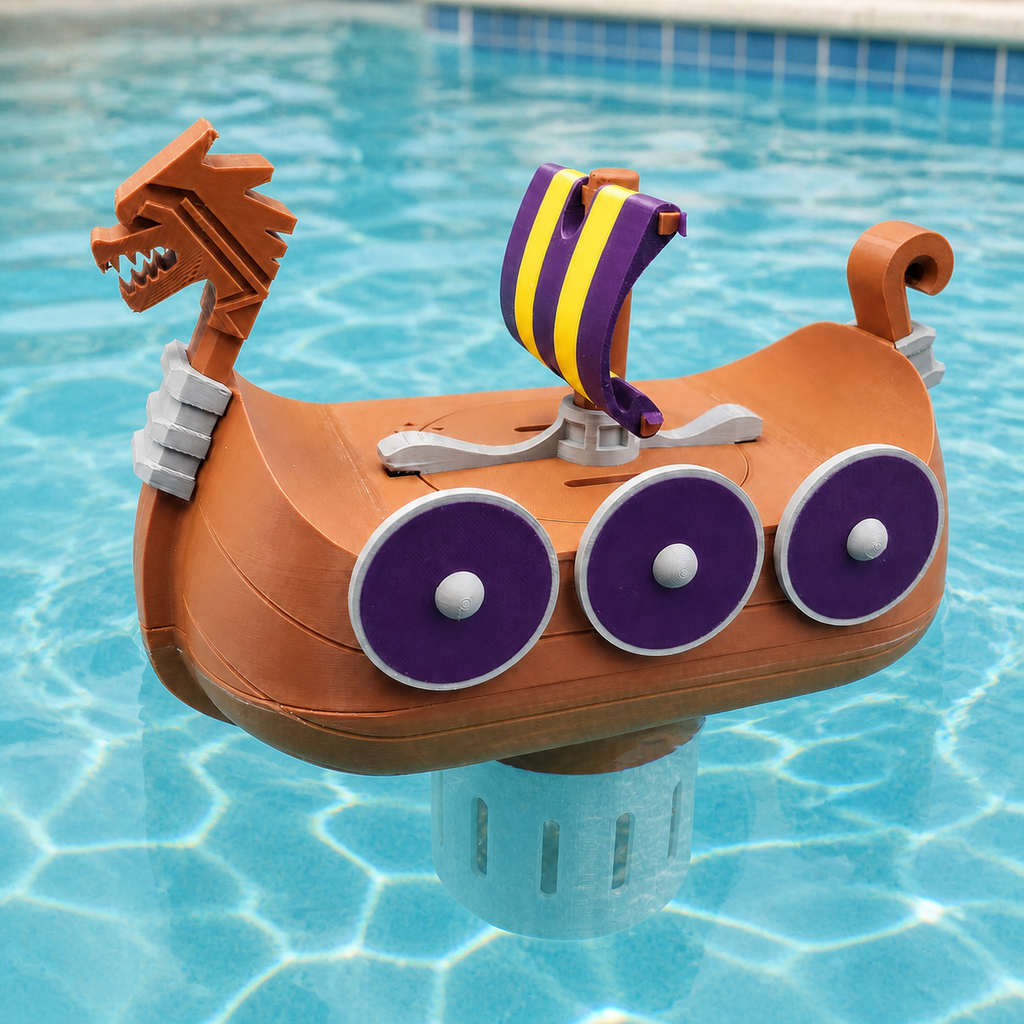 Viking Longboat Pool Chlorine Dispenser