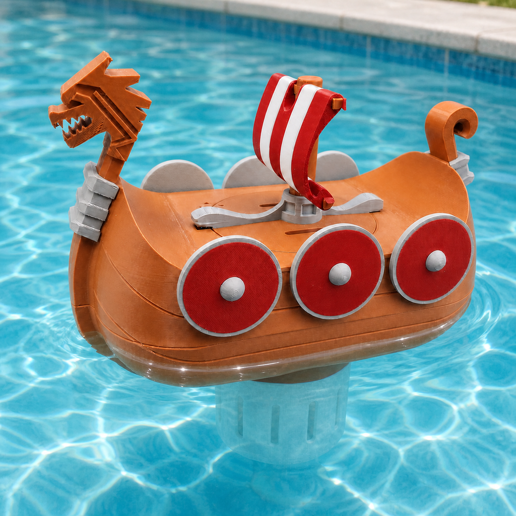 Viking Longboat Pool Chlorine Dispenser